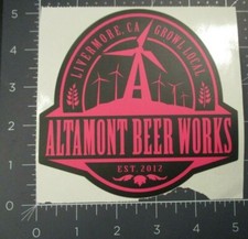 Adesivo altamont beer works - adesivo,