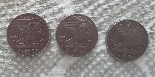 Centesimi 1940 1941 1942 - 50, 1940/1941/1942