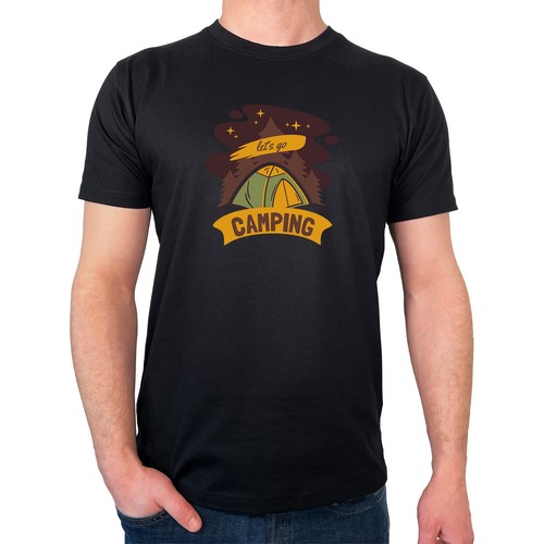 Shirt uomo let go camping - t-shirt,