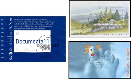 Germania 2002 3 foglietti - 2002,