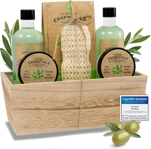 Set regalo olive in un - set,