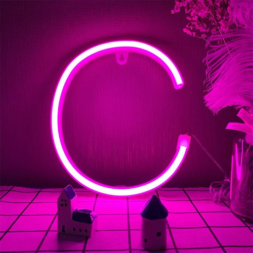 Led rosa neon lettera - al,