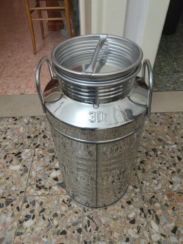 Fusto bidone inox litri - bidone,