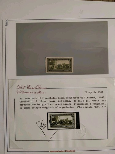 Francobollo repubblica san - di,