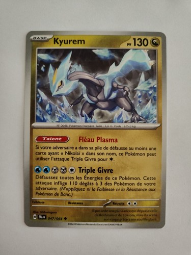 Carte pokémon kyurem - carte,