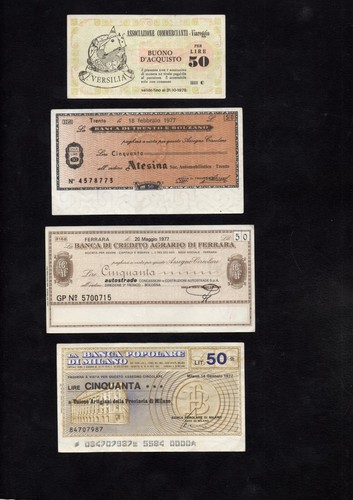 Mini assegni banche varie - mini,