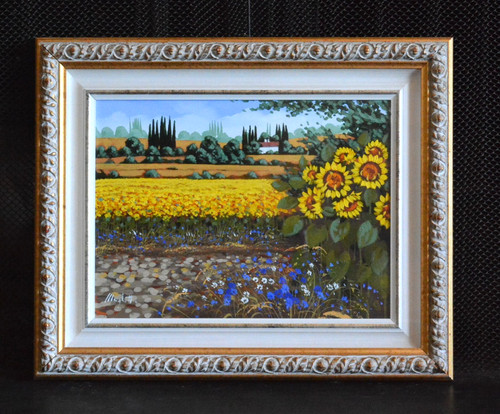 Mughetti dipinto paesaggio - mughetti,