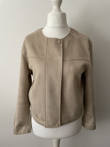 Giacca corta zara beige - corta,