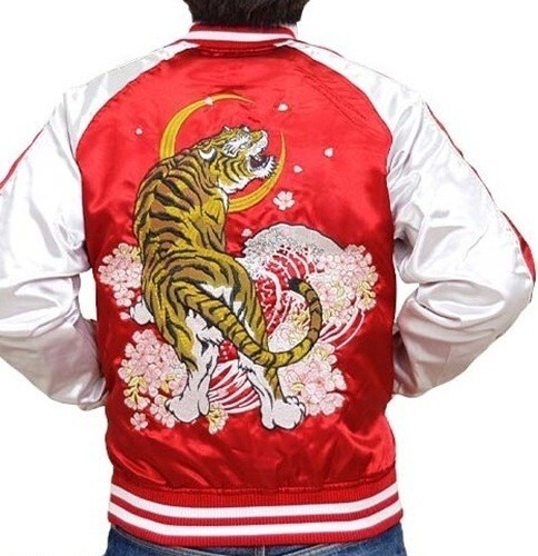 Giacca oboro sukajan ricamata - giacca,