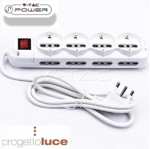 Tac multipresa posti - v-tac, 12