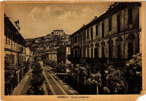 Cartolina cpa canelli corso - cartolina,
