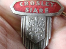 Placca crosley siare radio - placca,