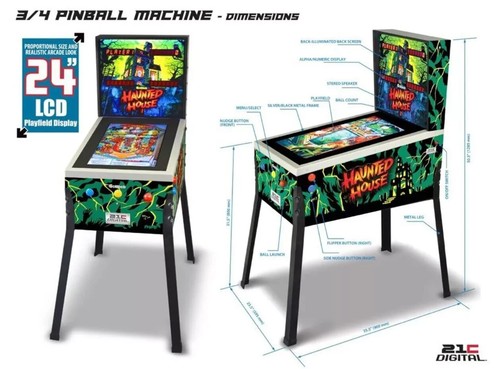 Flipper pinball machine 21c - pinball,
