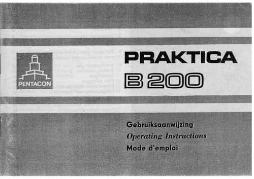 Pentacon praktica 200 - b,