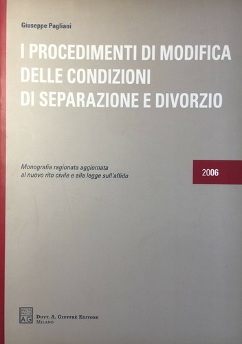 Pagliani procedimenti di - i,