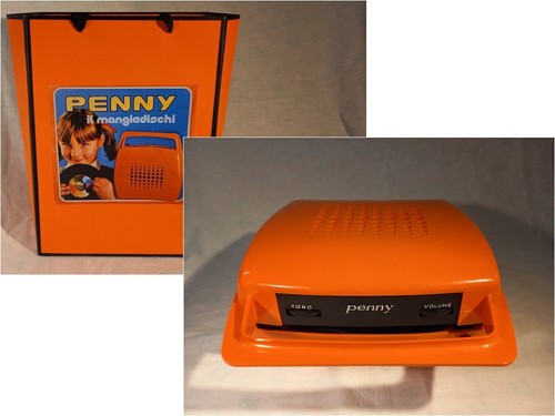 Giradischi penny arancio - giradischi,