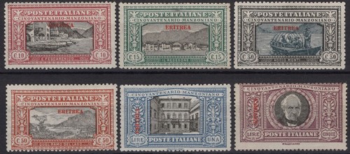 Colonie eritrea 1924 - manzoni, 6