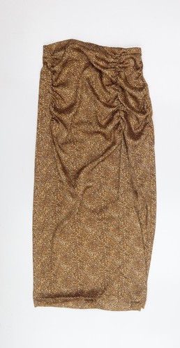 Gonna midi donna zara marrone - donna,