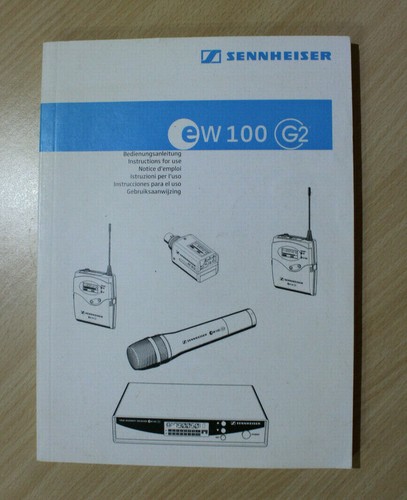 Sennheiser ew100 manuale - ,