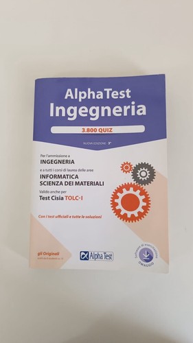 Alpha test ingegneria - ingegneria:, quiz