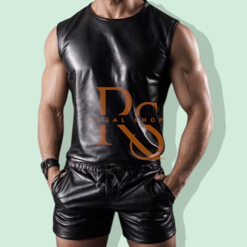 Set camicia smanicata uomo