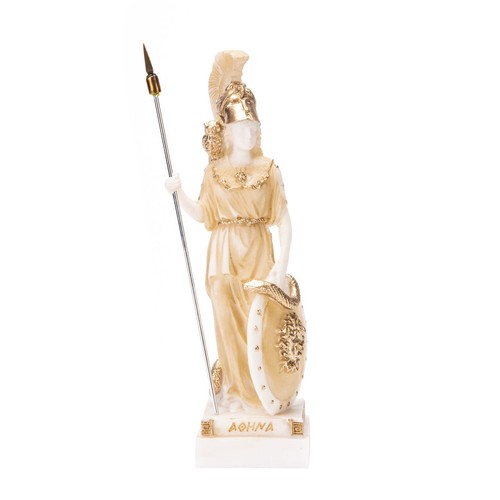 Statua atena con gufo - statua,