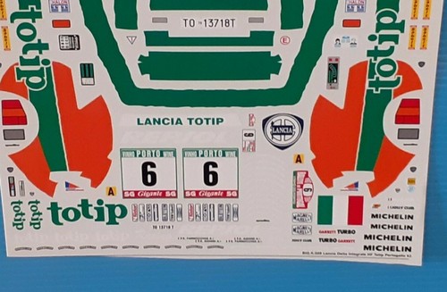 Decal lancia delta - 1/24,