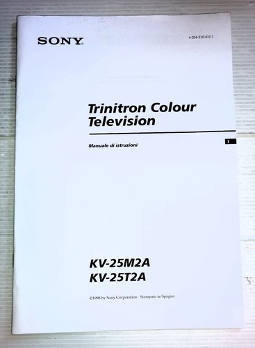 Sony manuale istruzioni - sony,