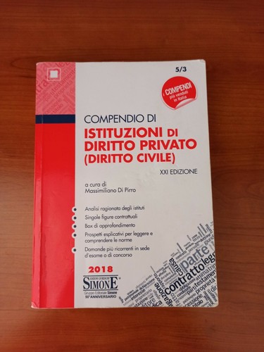 Compendio istituzioni di - di,