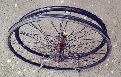 Coppia ruote vintage - coppia,