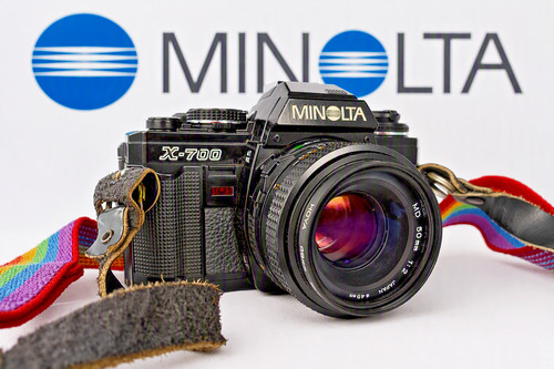 Minolta 700 kit fotocamera - x-700,