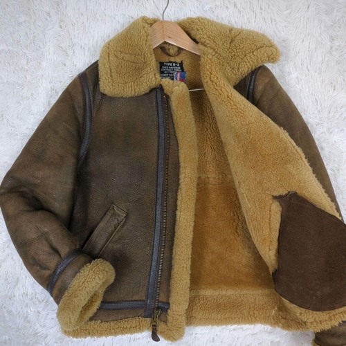Schott shearling giacca - b-3,