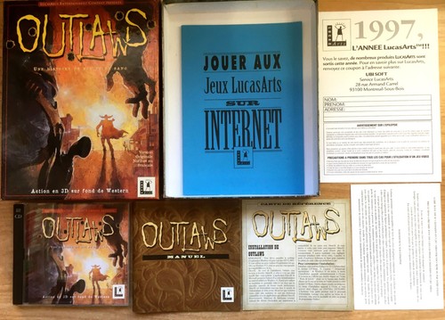 Outlaws big box complet - outlaws, pc