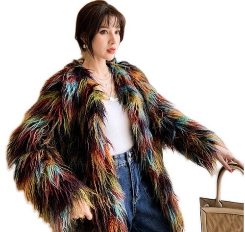 Cappotto donna multicolore