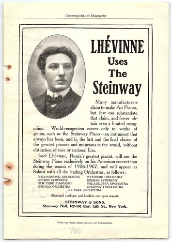 1906 steinway sons - steinway, &
