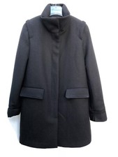 Zara nero lana cappotto - zara,