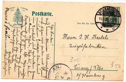 Impero tedesco 1906 cartolina