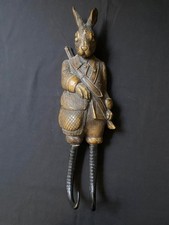 APPENDIABITI CONIGLIO FORESTA NERA, montaggio a parete, riproduzione antica, unico