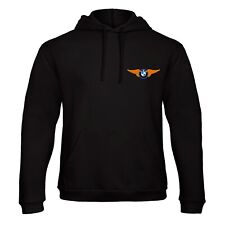 Felpa con cappuccio ricamata