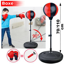SACCO BOXE BAMBINI CON BASE PIANTANA E GUANTONI PUNGIBALL REGOLABILE cm 70-110