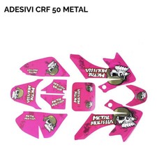 Kit Grafiche Adesivi Metal Completo X Pit Bike Crf 50 125cc 140cc 150cc