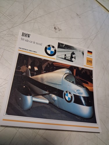 Bmw 500 side car record - bmw,