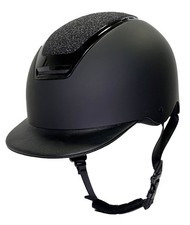 Casco da equitazione opaco con decorazione glitter per bambini e adulti Sartore 