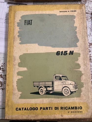 Libretto uso fiat 615 - uso, n