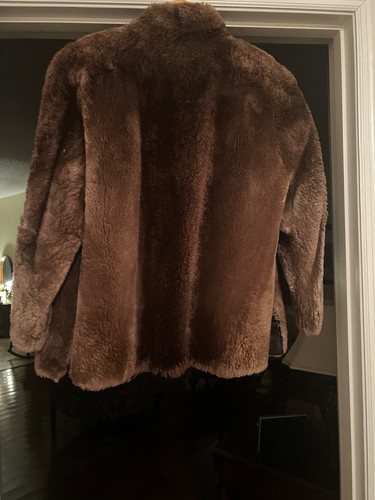 Cappotto pelliccia marrone
