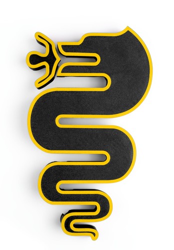Logo serpente biscione drago - logo,