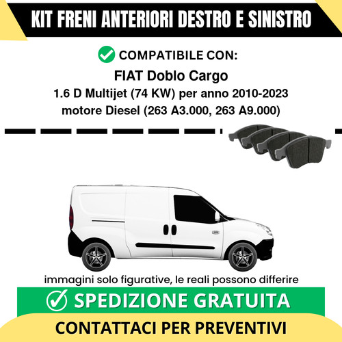 Pastiglie freno anteriori - freno, per