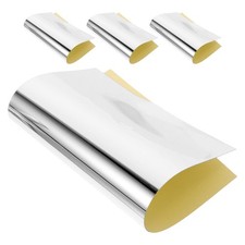  4pcs fogli di specchio flessibile adesivi a specchio autoadesivo per