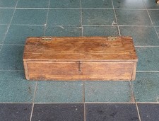 VECCHIO ANTICO CONTENITORE LEGNO VECCHIA CASSA CASSETTA LEGNO SCATOLA LEGNO L.47