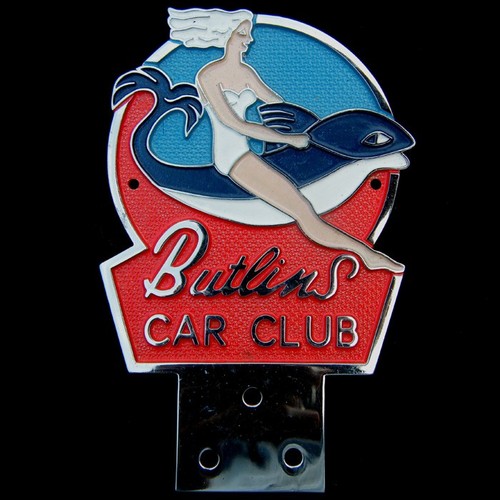 Butlins car club badge - butlins,